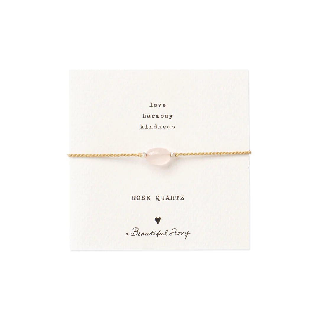 A Beautiful Story Gemstone Card Bracelets