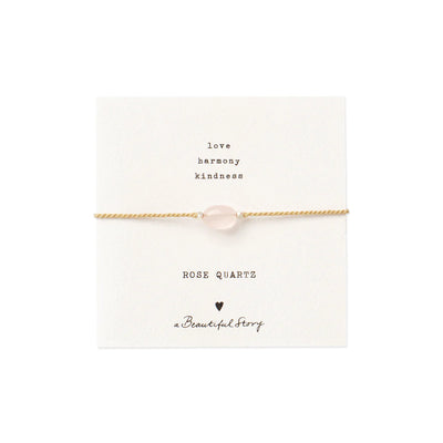 A Beautiful Story Gemstone Card Bracelets