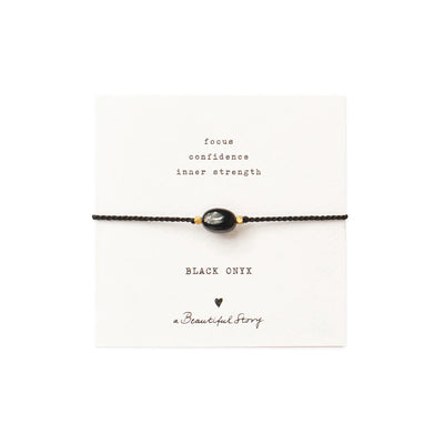 A Beautiful Story Gemstone Card Bracelets
