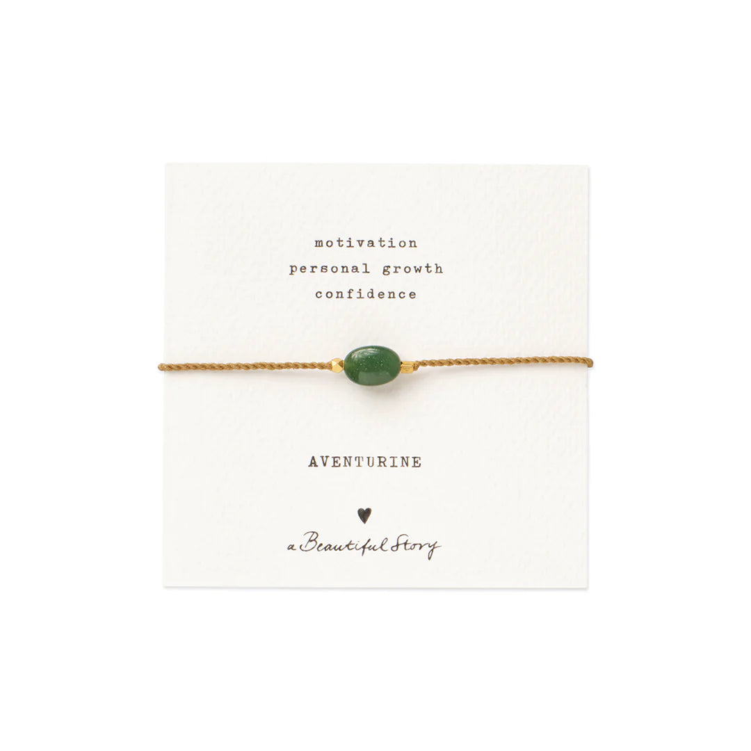 A Beautiful Story Gemstone Card Bracelets