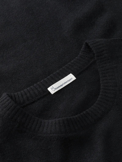 KnowledgeCotton Rundhalspullover 100 % Bio Lammwolle