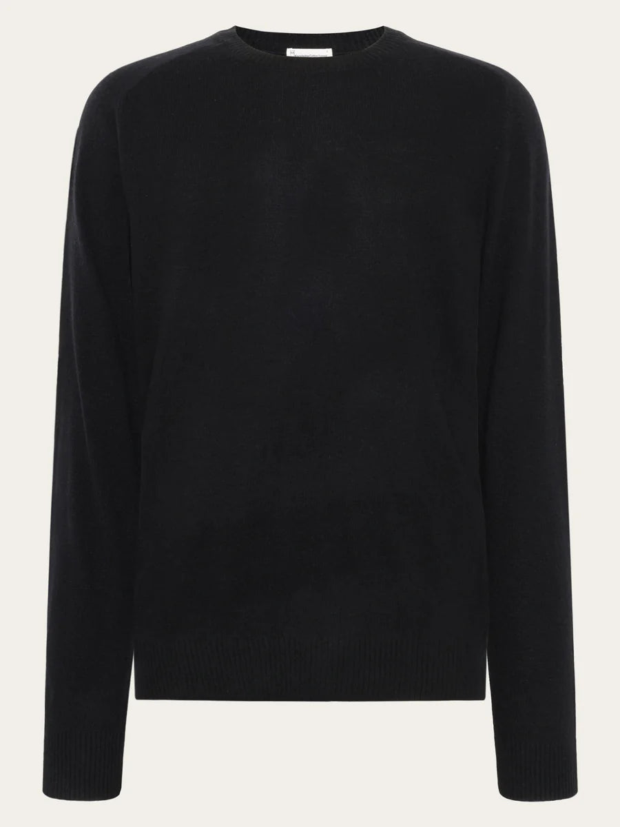 KnowledgeCotton Rundhalspullover 100 % Bio Lammwolle