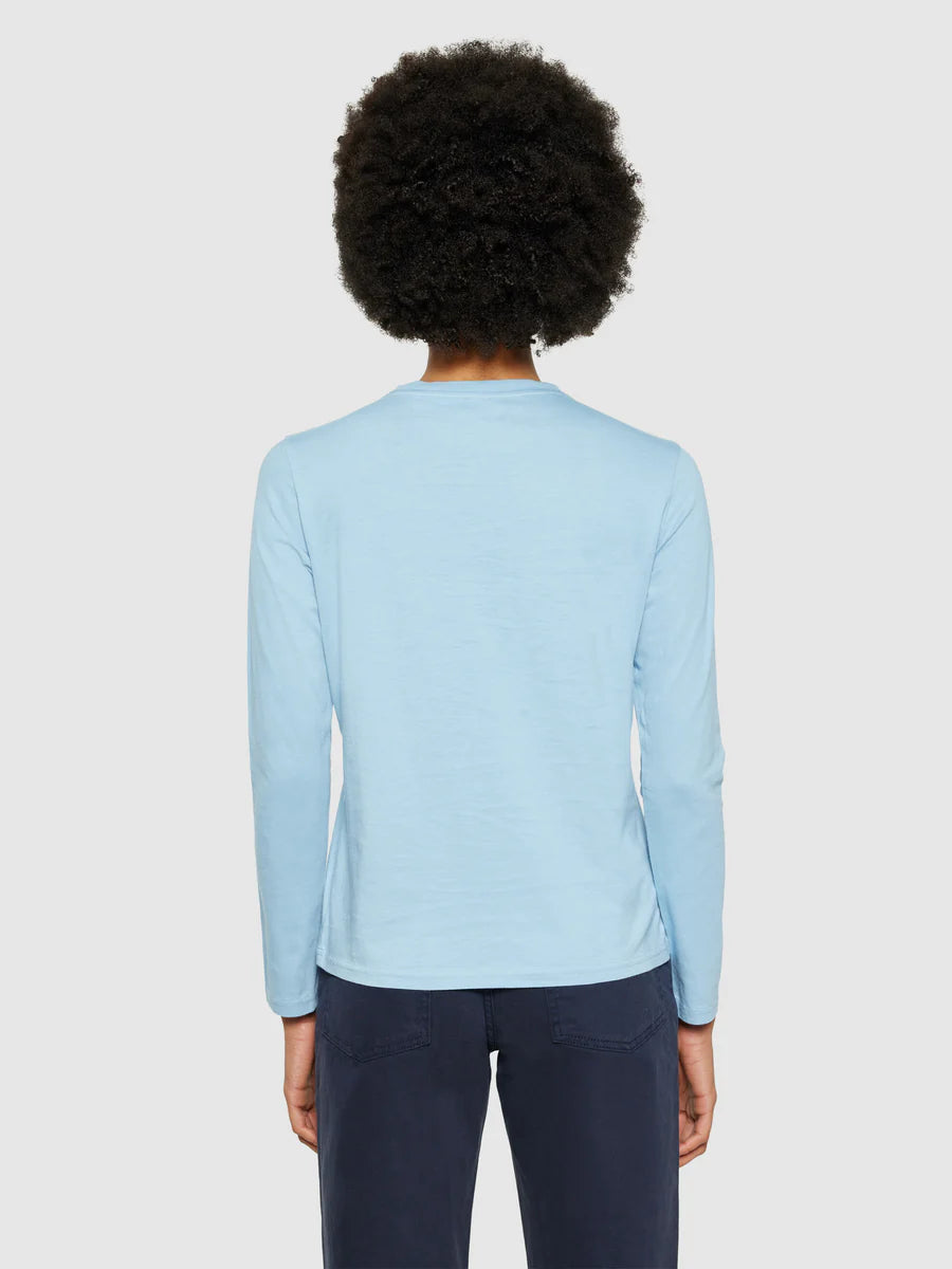Basic pima cotton long sleeve t-shirt