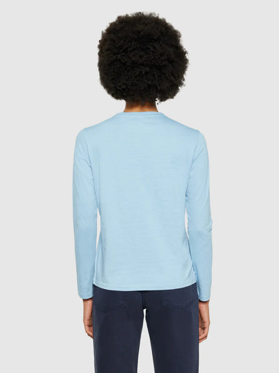 Basic pima cotton long sleeve t-shirt