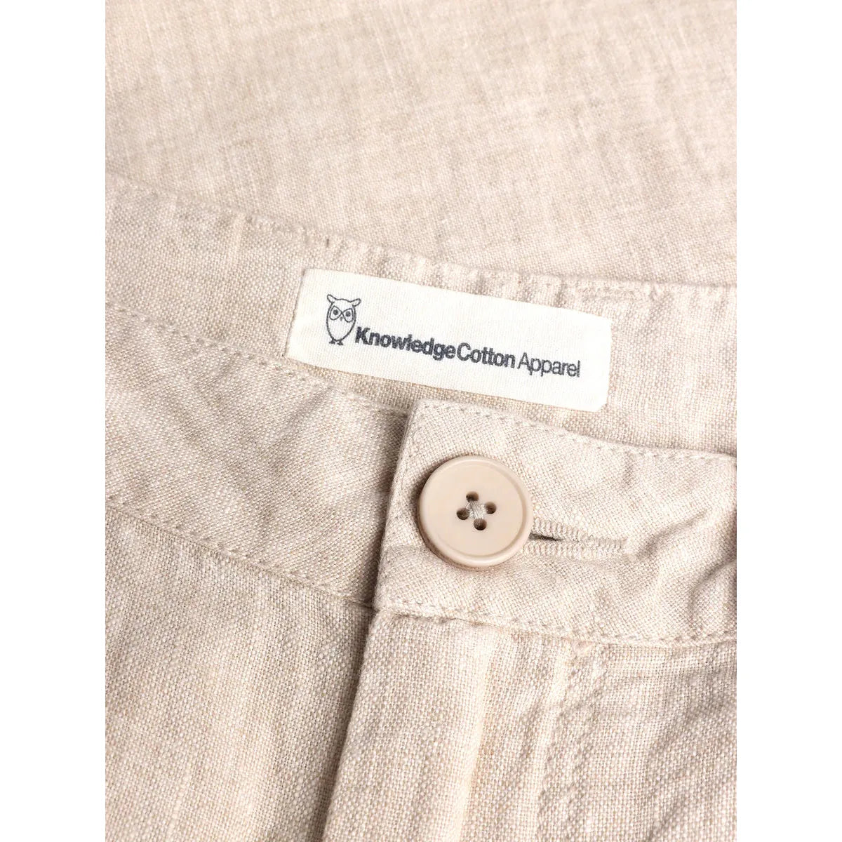 CALLA tapered mid-rise linen pants