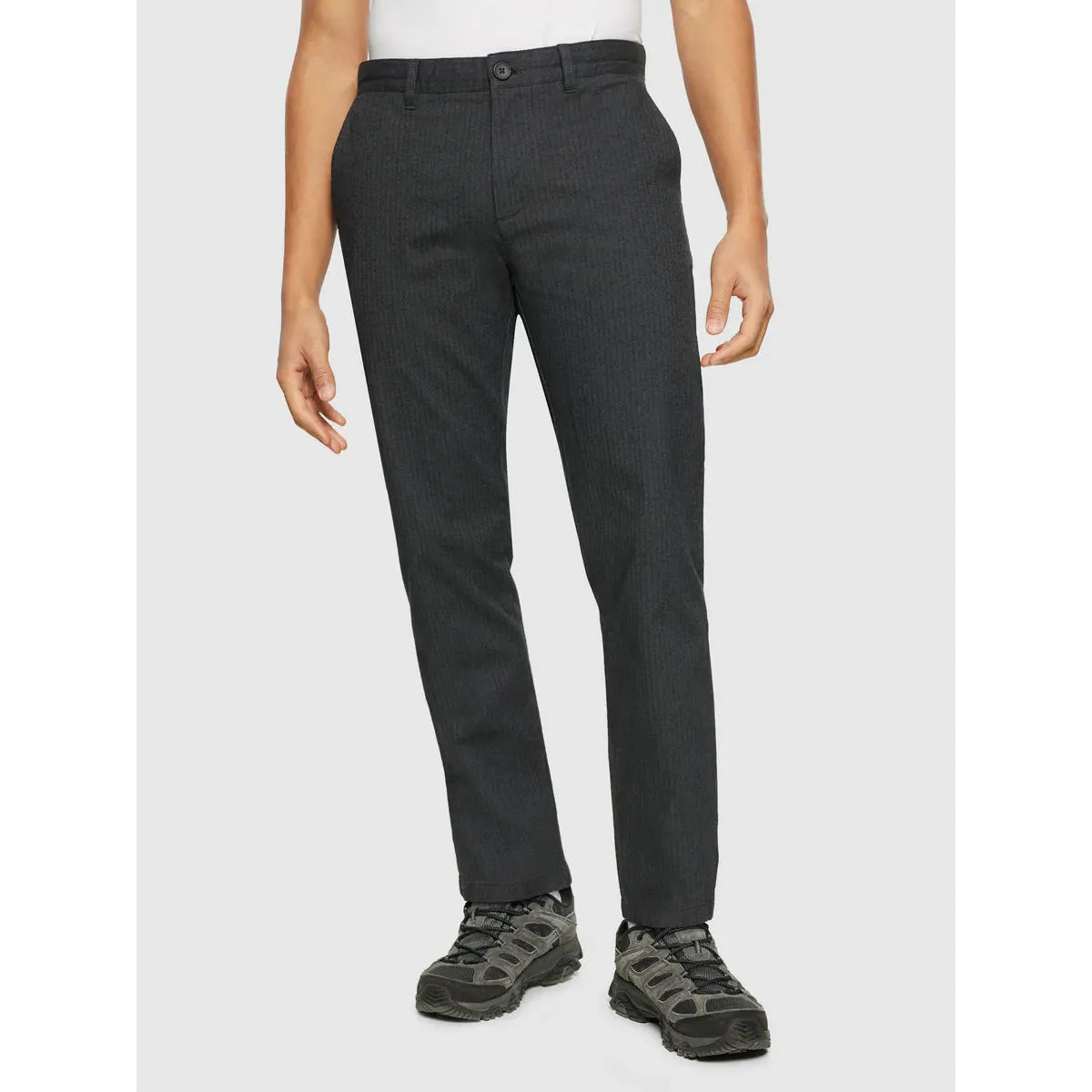CHUCK regular flanel herringbone Chino