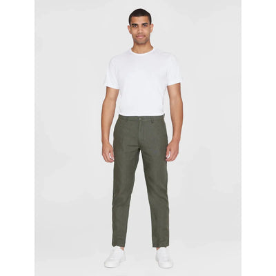 CHUCK regular linen pants