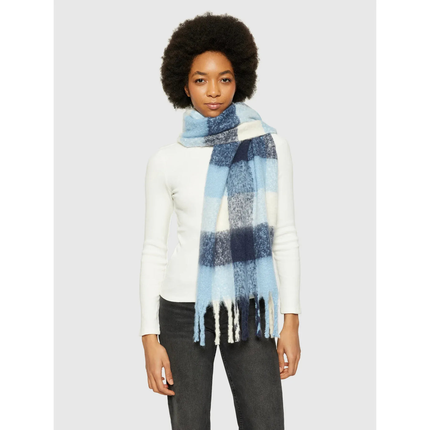 KnowledgeCotton Receycled Scarf GRS