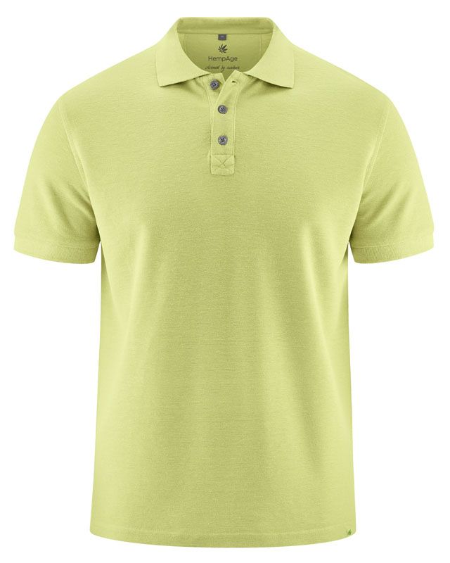 HempAge Poloshirt mit Pique Jersey
