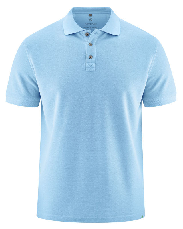 HempAge Poloshirt mit Pique Jersey