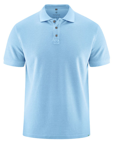 HempAge Poloshirt mit Pique Jersey