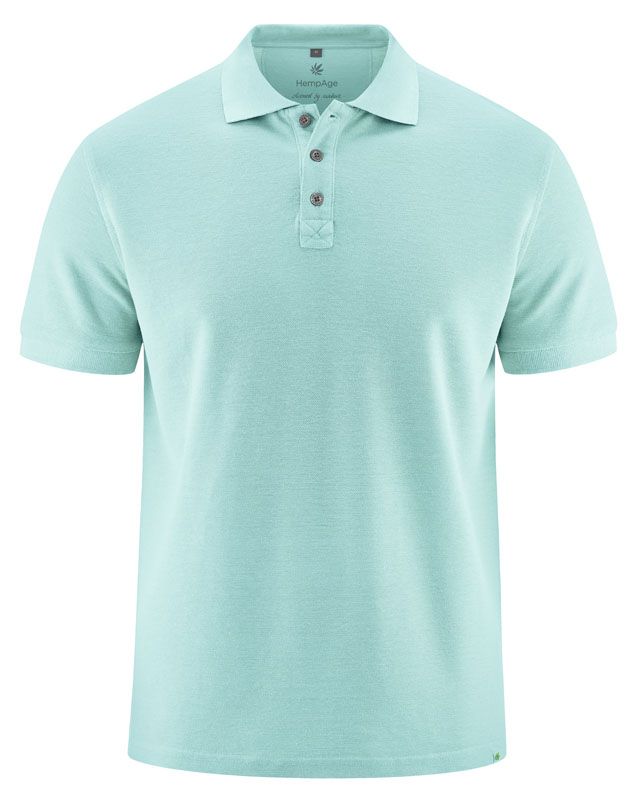 HempAge Poloshirt mit Pique Jersey