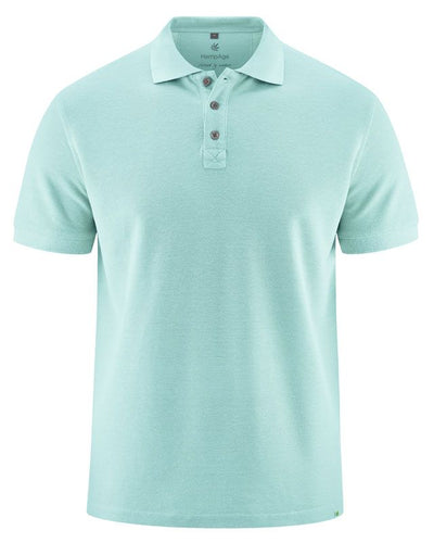 HempAge Poloshirt mit Pique Jersey