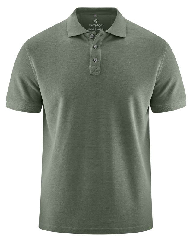 HempAge Poloshirt mit Pique Jersey