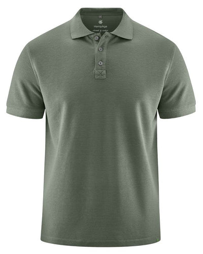 HempAge Poloshirt mit Pique Jersey
