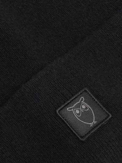 Knowledge Cotton Organic rib wool beanie - GOTS