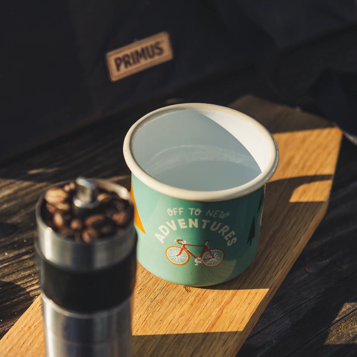 Road Typing Emaillebecher Bike