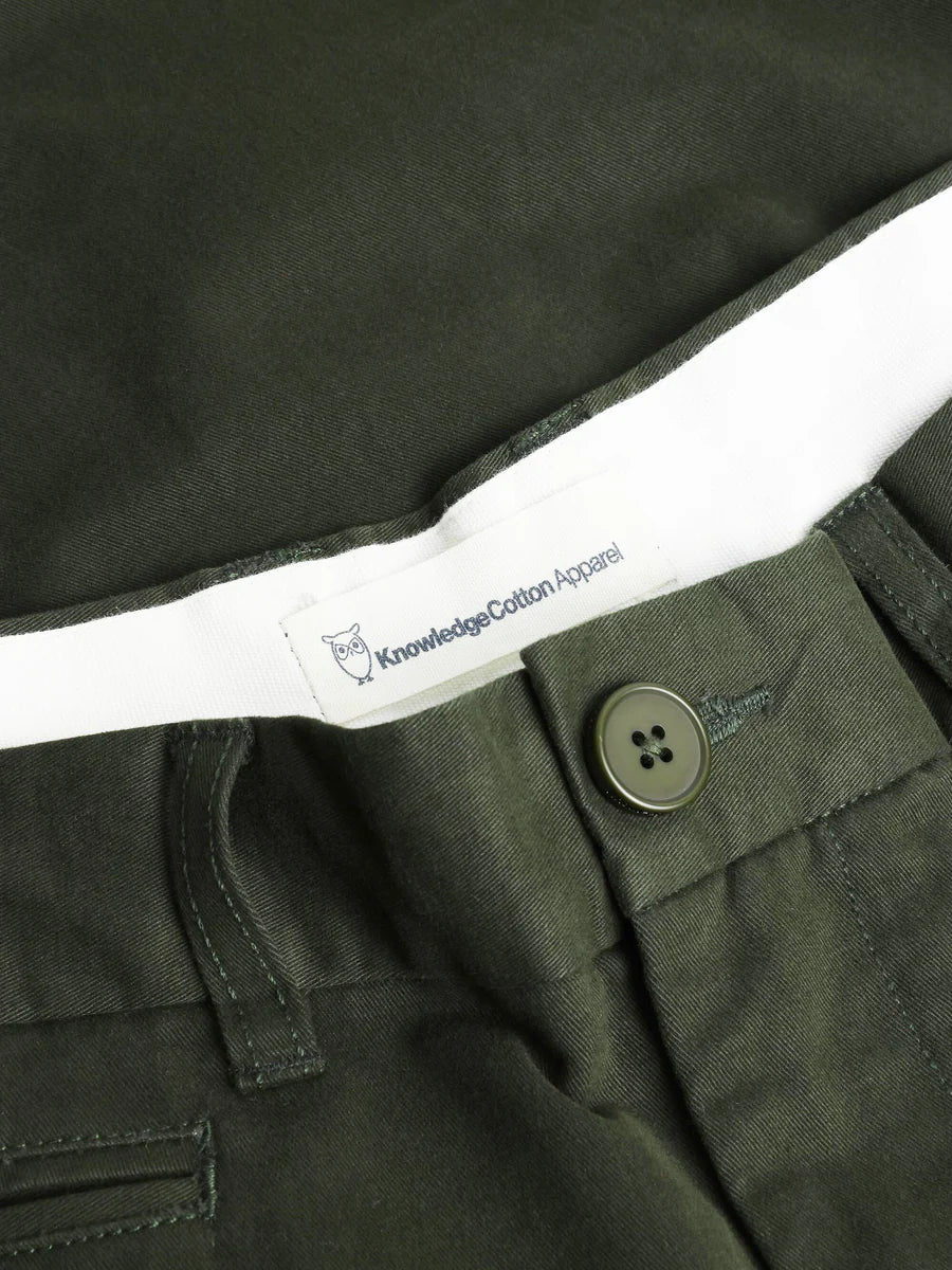 KnowledgeCotton Flint Straight Chino GOTS