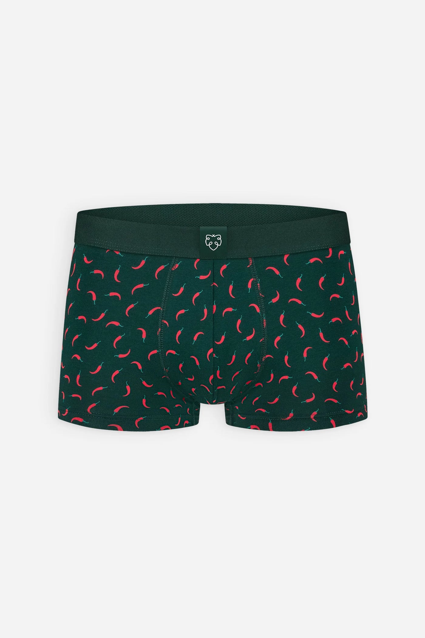 A-dam BOXER - TRUNK GREEN RED PEPERS