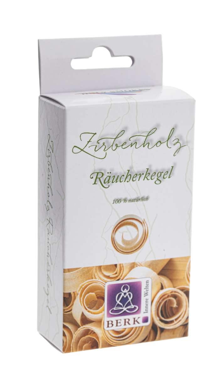 Berk Zirbenholz Räucherkegel / 20 g