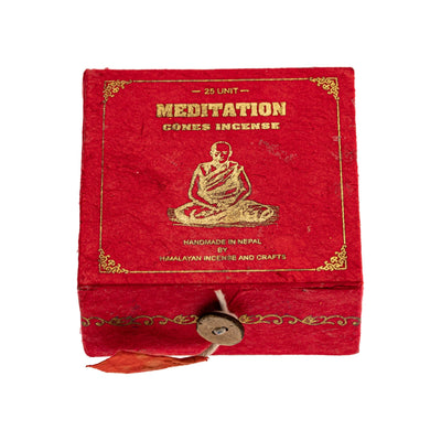 Berk Räucherkegel Meditation in roter Box