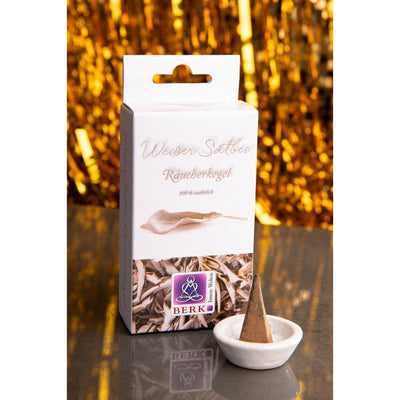 Berk Weißer Salbei Räucherkegel / 20 g