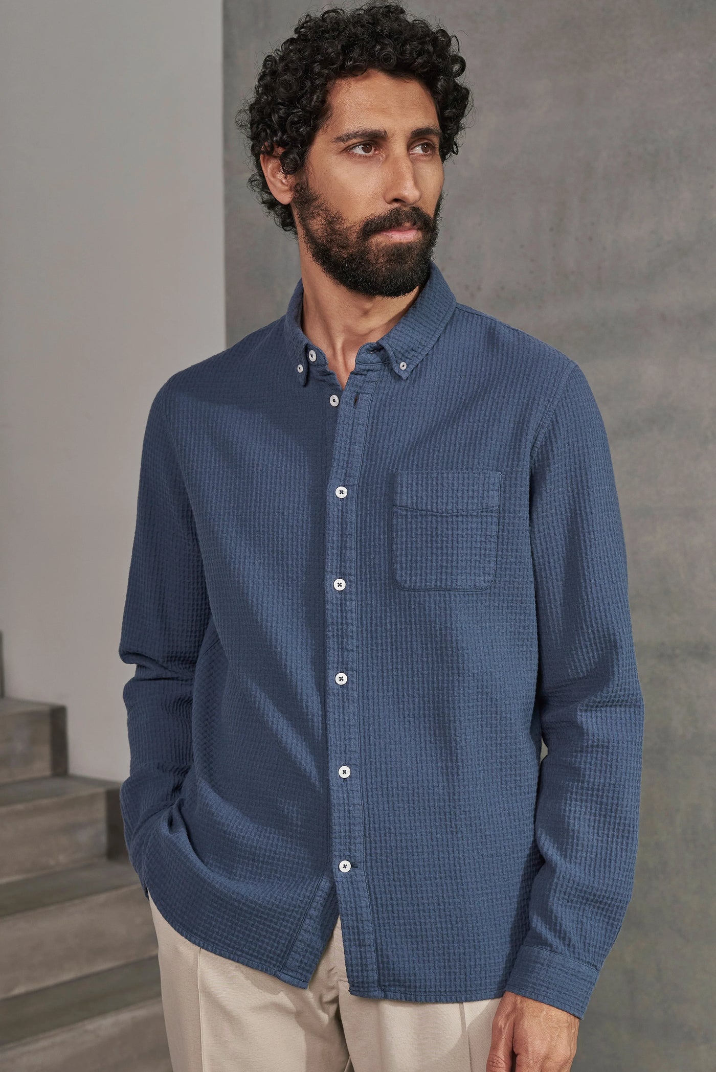 KEN eco crepe shirt