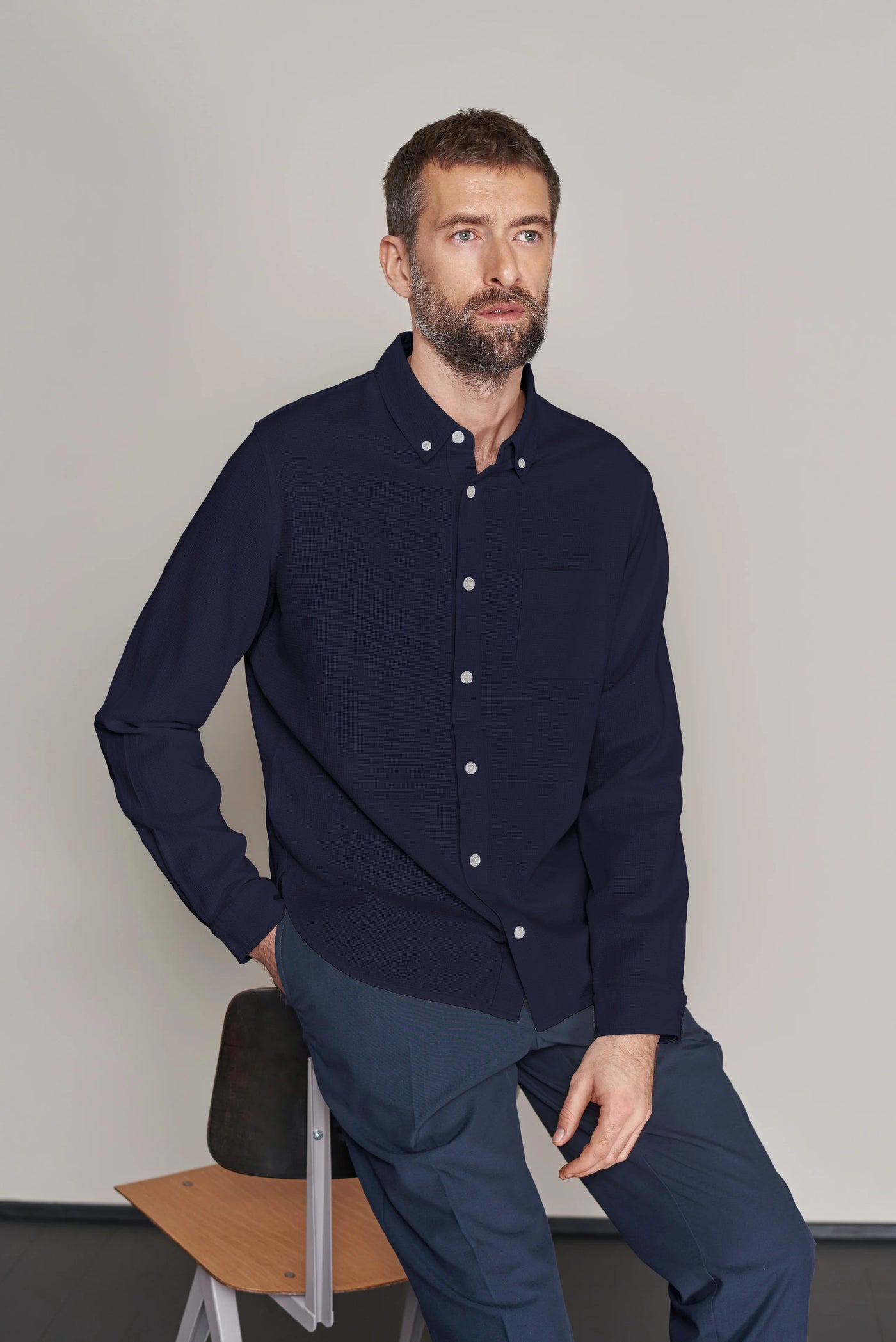 KEN eco grid shirt