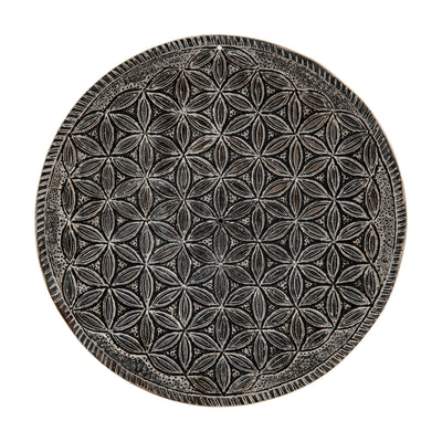 Berk Stäbchenhalter Blume des Lebens Weißmetallhalter