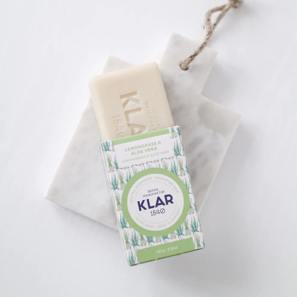Klars festes Shampoo /Lemongras &Aloe Vera / 100g