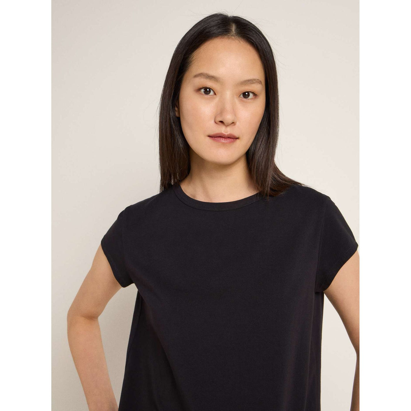 LANIIUS Kurzarmshirt GOTS