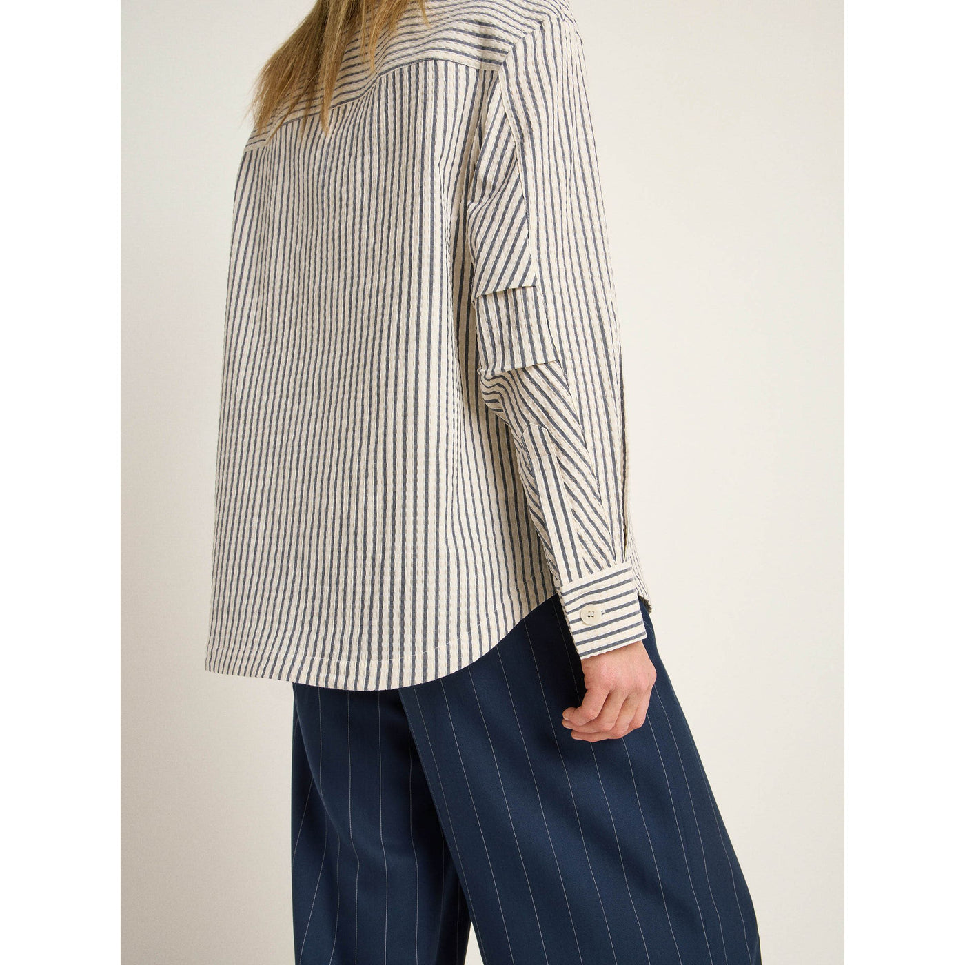 LANIUS Streifen Blusenjacke