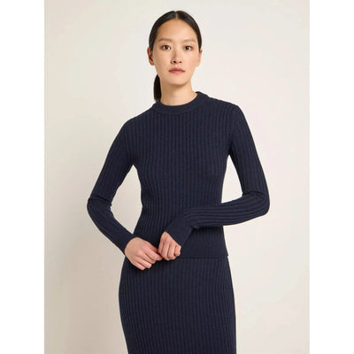 LANIUS Rippenpullover GOTS