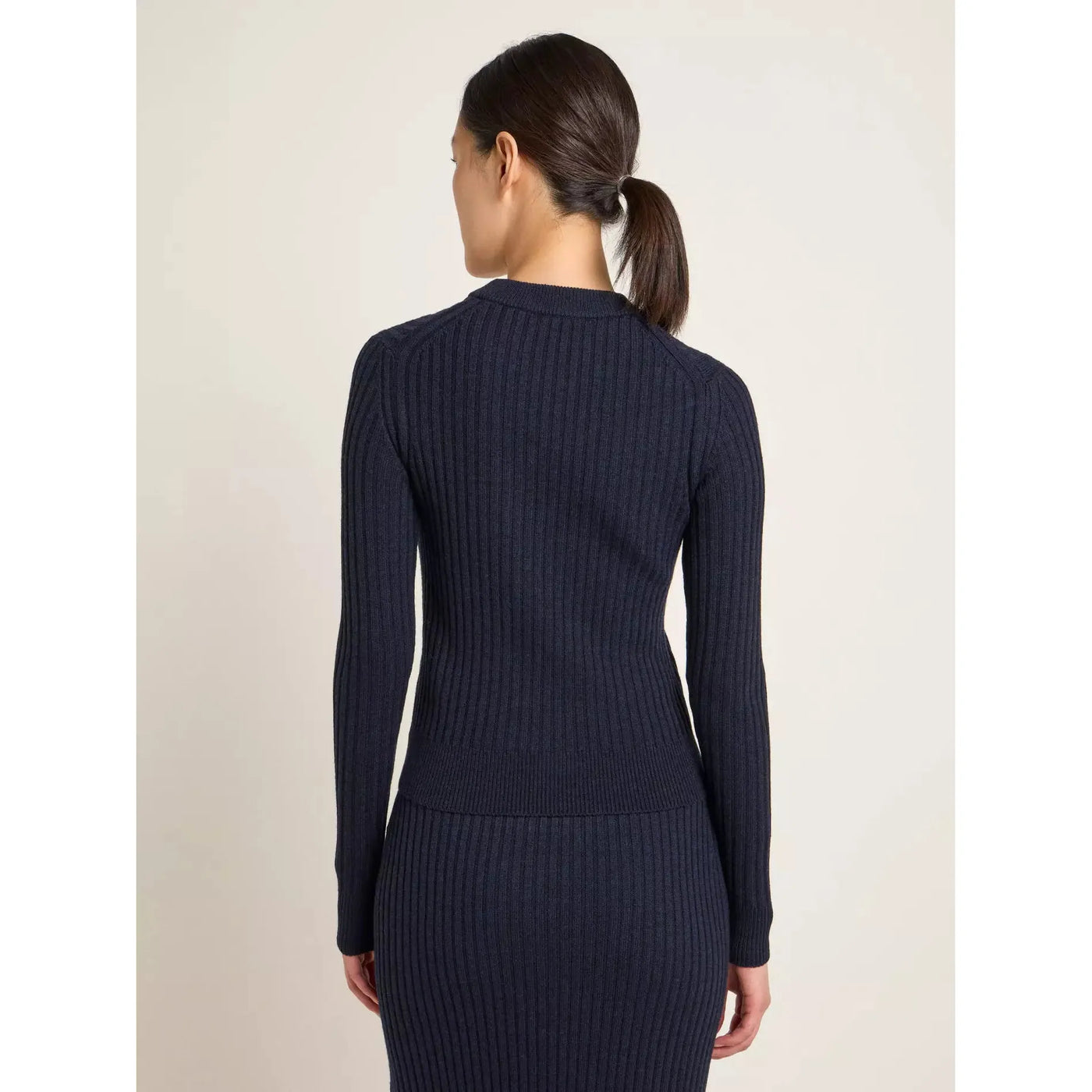 LANIUS Rippenpullover GOTS