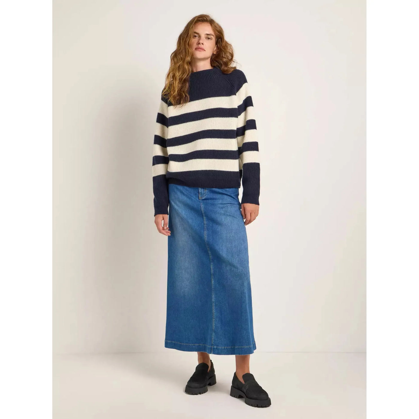 LANIUS Streifenpullover GOTS