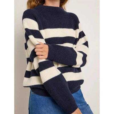 LANIUS Streifenpullover GOTS