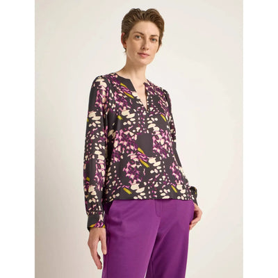 LANIUS Bluse mit Kräuseln