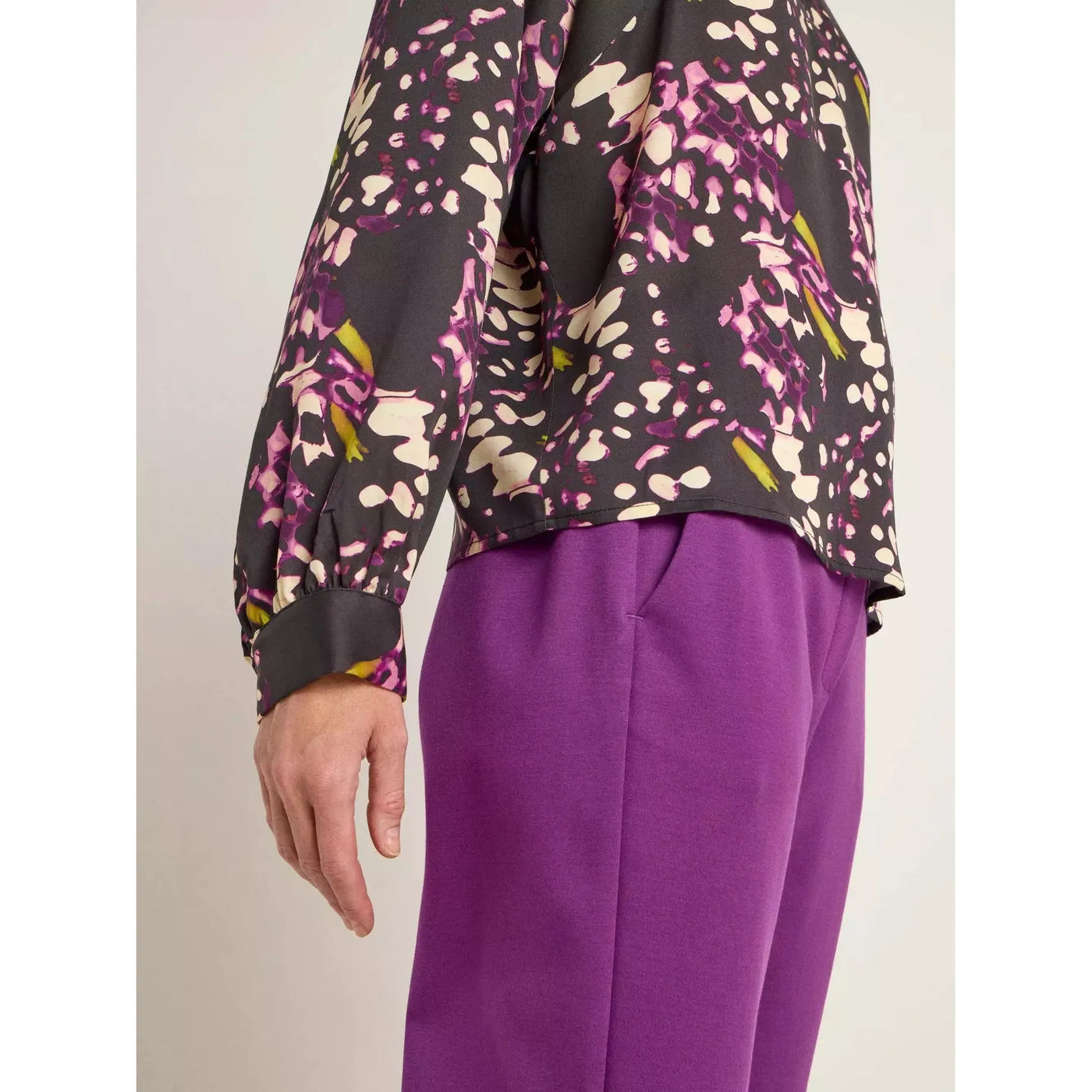 LANIUS Bluse mit Kräuseln