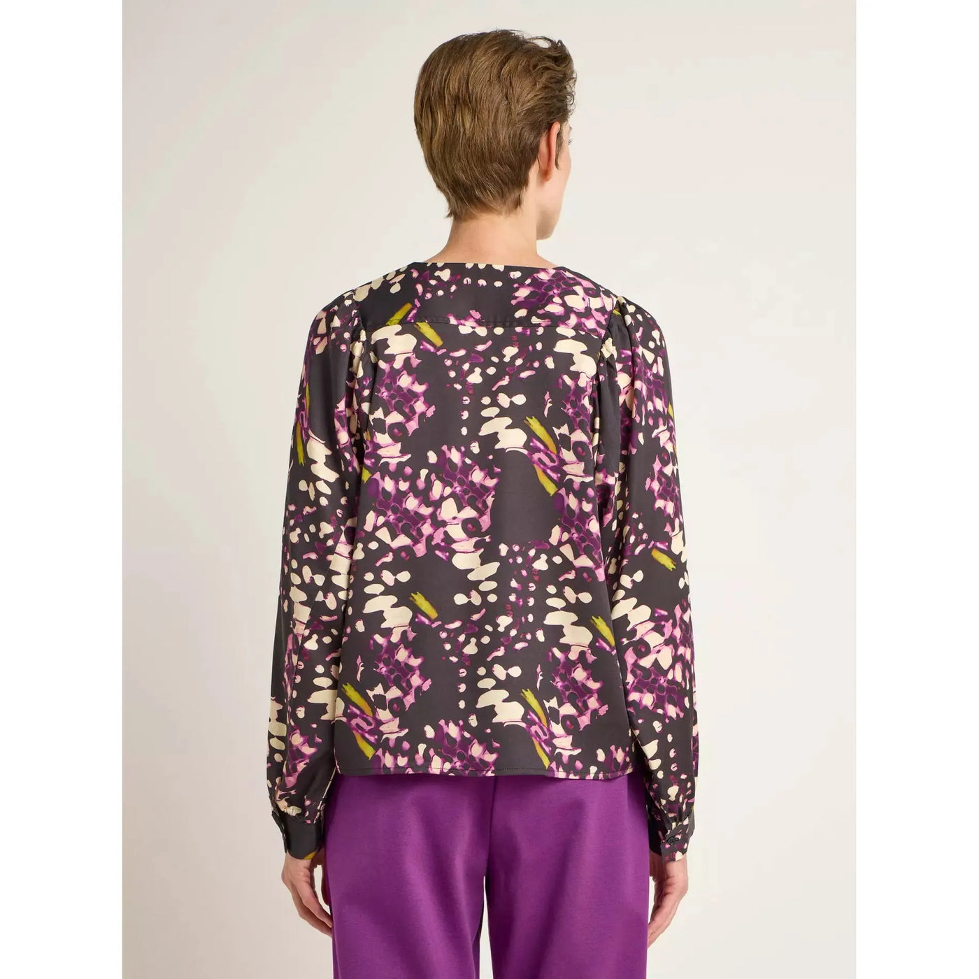 LANIUS Bluse mit Kräuseln