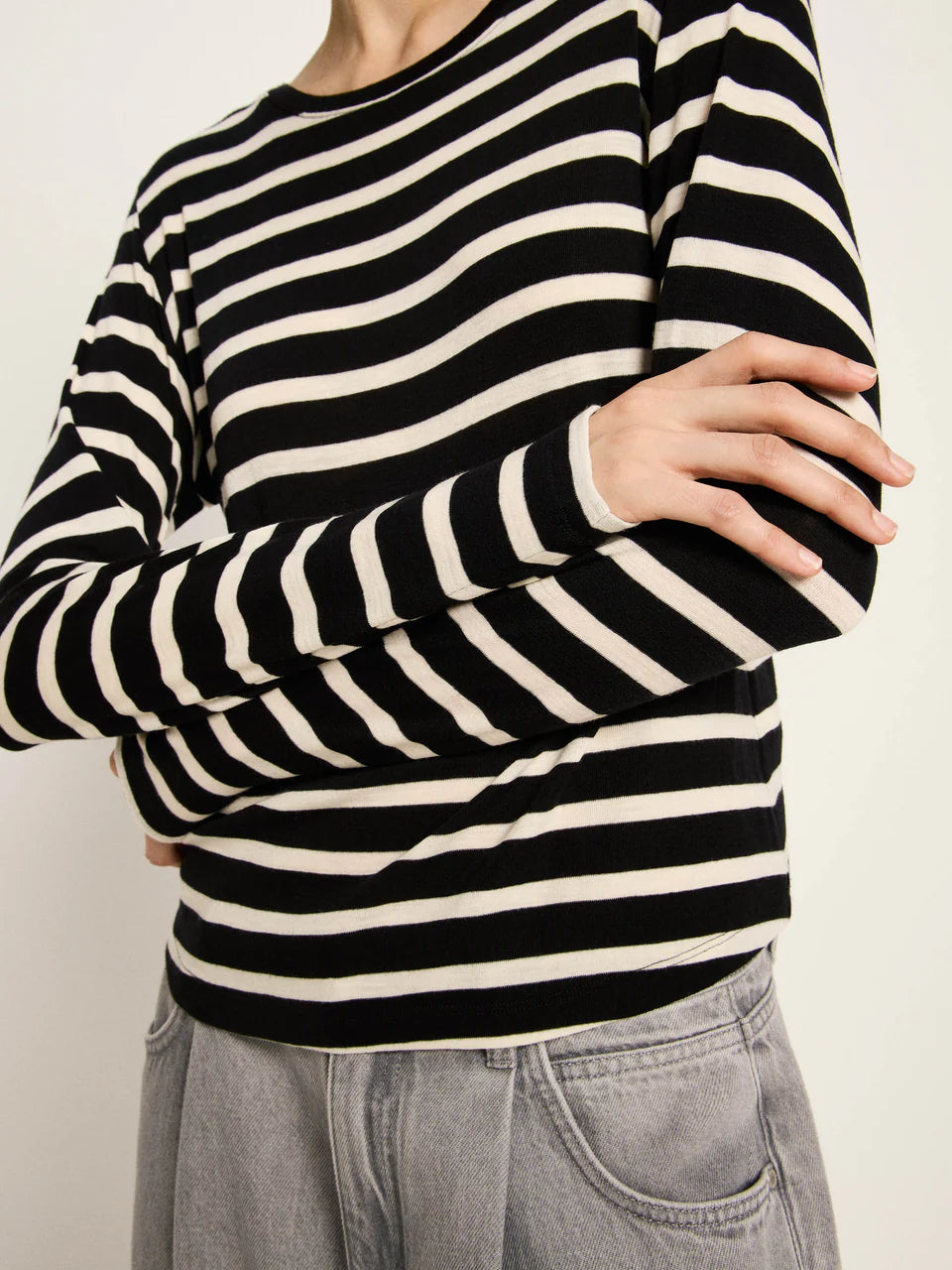 LANIUS Langarmshirt GOTS