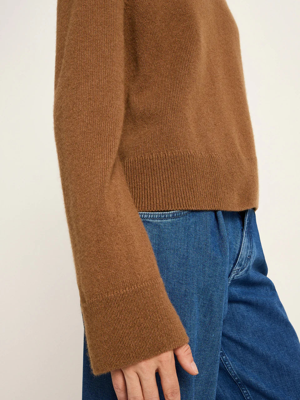 LANIUS Cropped Pullover GOTS