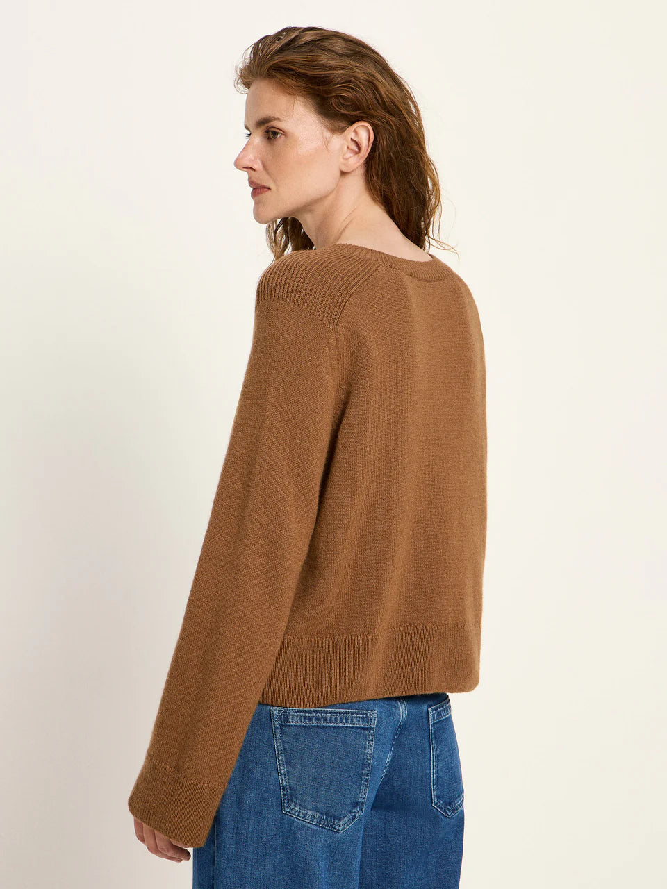 LANIUS Cropped Pullover GOTS