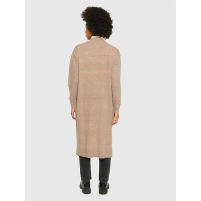 Lambswool long cardigan