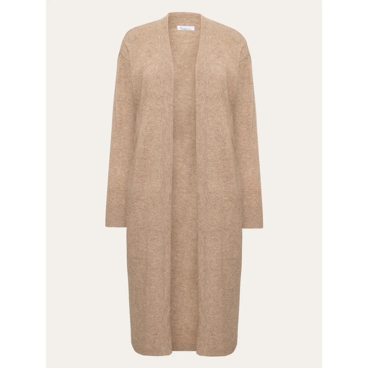 Lambswool long cardigan