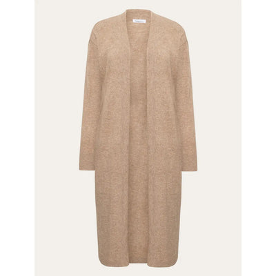 Lambswool long cardigan
