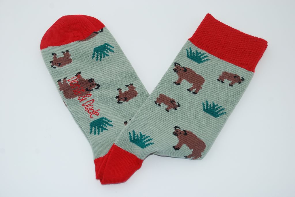 Doris & Dude Bamboo Socks Sage Bison