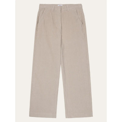 POSEY wide high-rise irregular corduroy pant