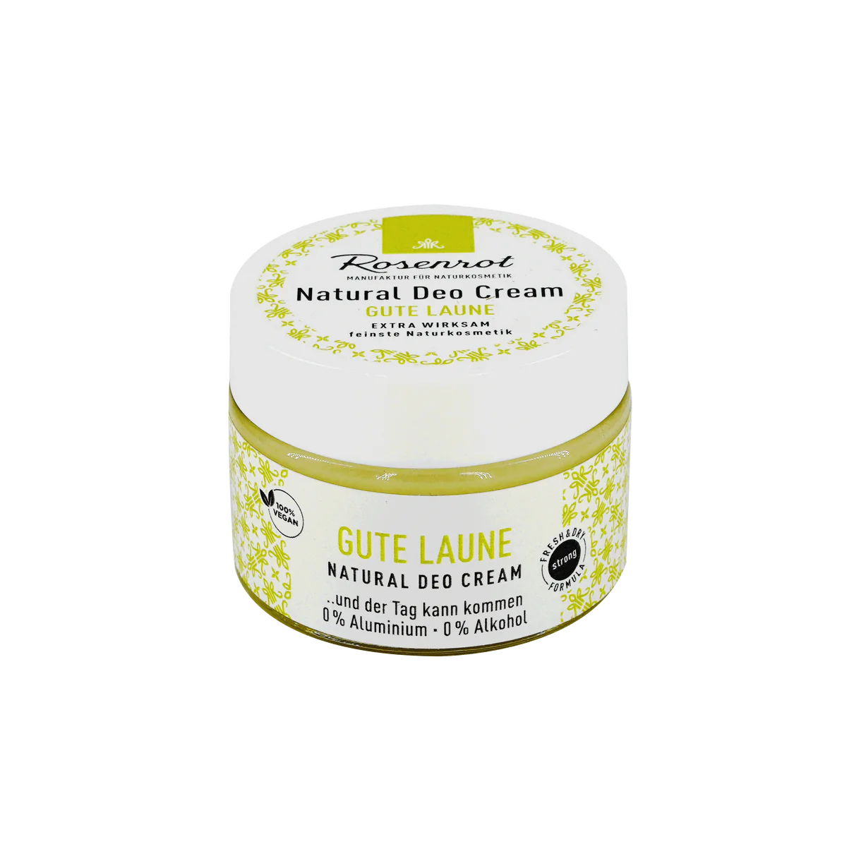 Rosenrot Natural Deo Cream / Gute Laune