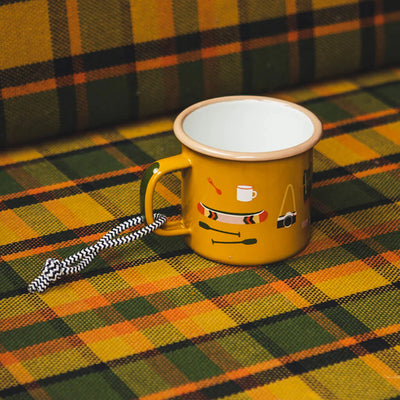 Road Typing Emaillebecher Camp Stuff