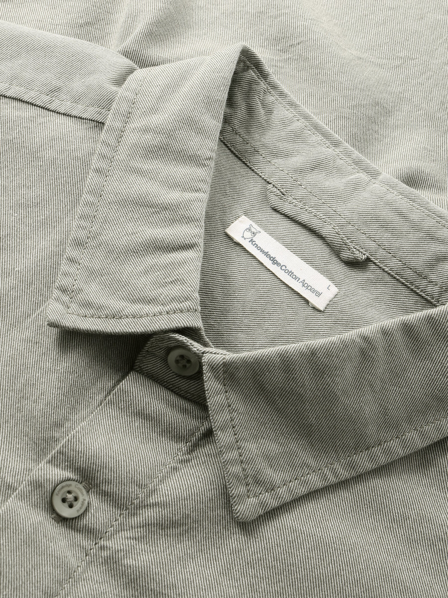 Regular fit light twill shirt